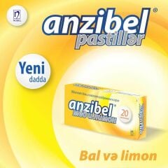 Anzibel Pastil -Bal ve Limon Aromalı