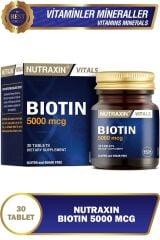 Nutraxin Biotin 5000 Mcg 30 Tablet