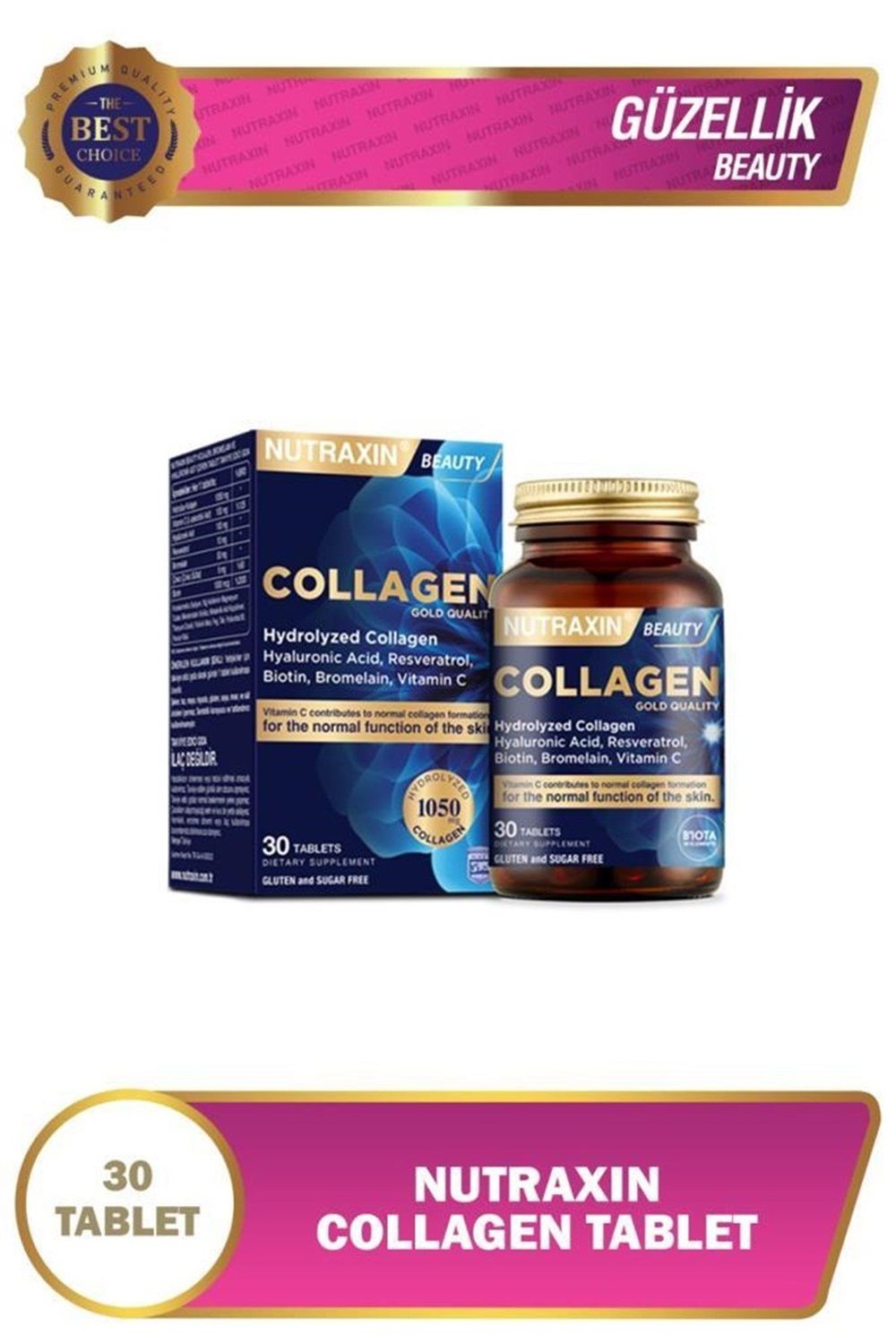 Nutraxin Hidrolize Kolajen 30 Tablet