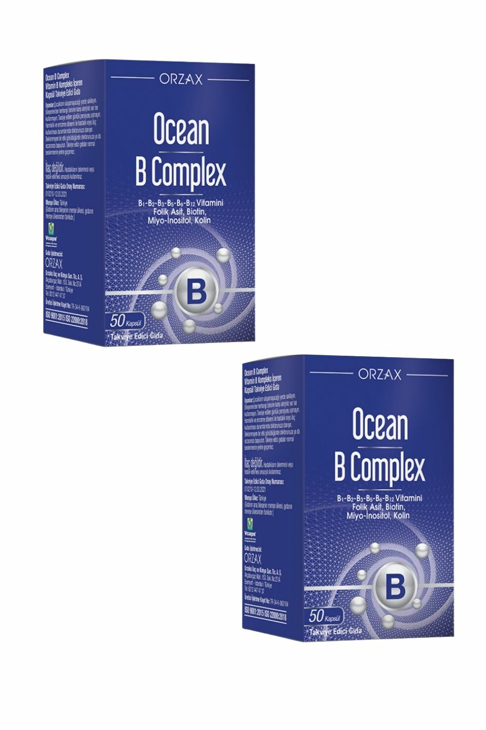 Ocean B Complex 50 Kapsül x 2 Adet