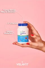 Velavit V-Cranberry & Vit C 30 Kapsül