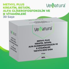 Venatura Methyl Plus Kreatin-Betain-Alfa Gliserofosfokolin ve B Vitaminleri 30 Saşe