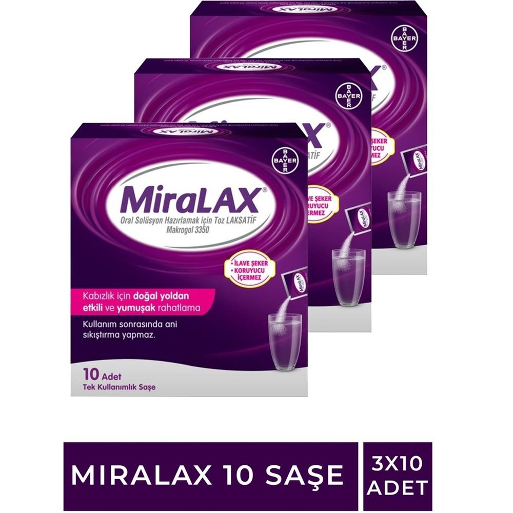 Miralax 10 Saşe x 3 Adet