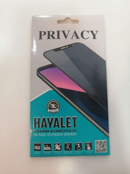 Iphone 13pro Uyumlu 6D Hayalet Temperli Ekran Koruyucu Cam Siyah