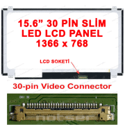 15.6'' 30 Pin Slim Led Notebook Lcd Panel (1366*768)
