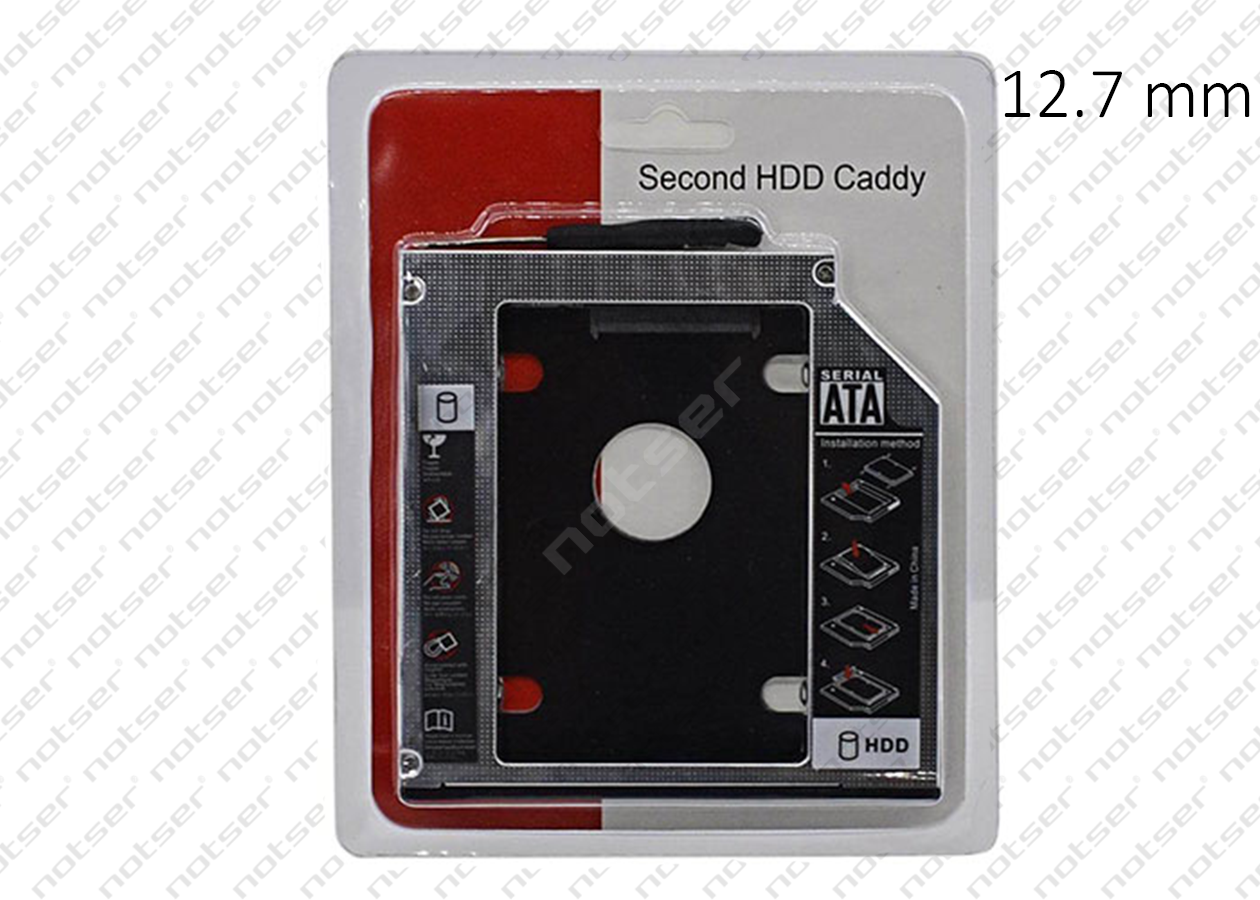Notebook Sata Caddy 12.7 mm - Hdd Ssd Dvd Kızak