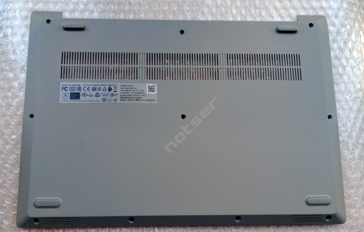 Lenovo ideapad 3-15ADA05 81W1 3-15ARE05 81W4 3-15IML05 81WB3-15IIL05 81WE 3-15IGL05 81WQ 3-15ITL05 81X8 V15 G1-IML 82NB 5CB0X57720 AP1JV000860 Alt Kasa