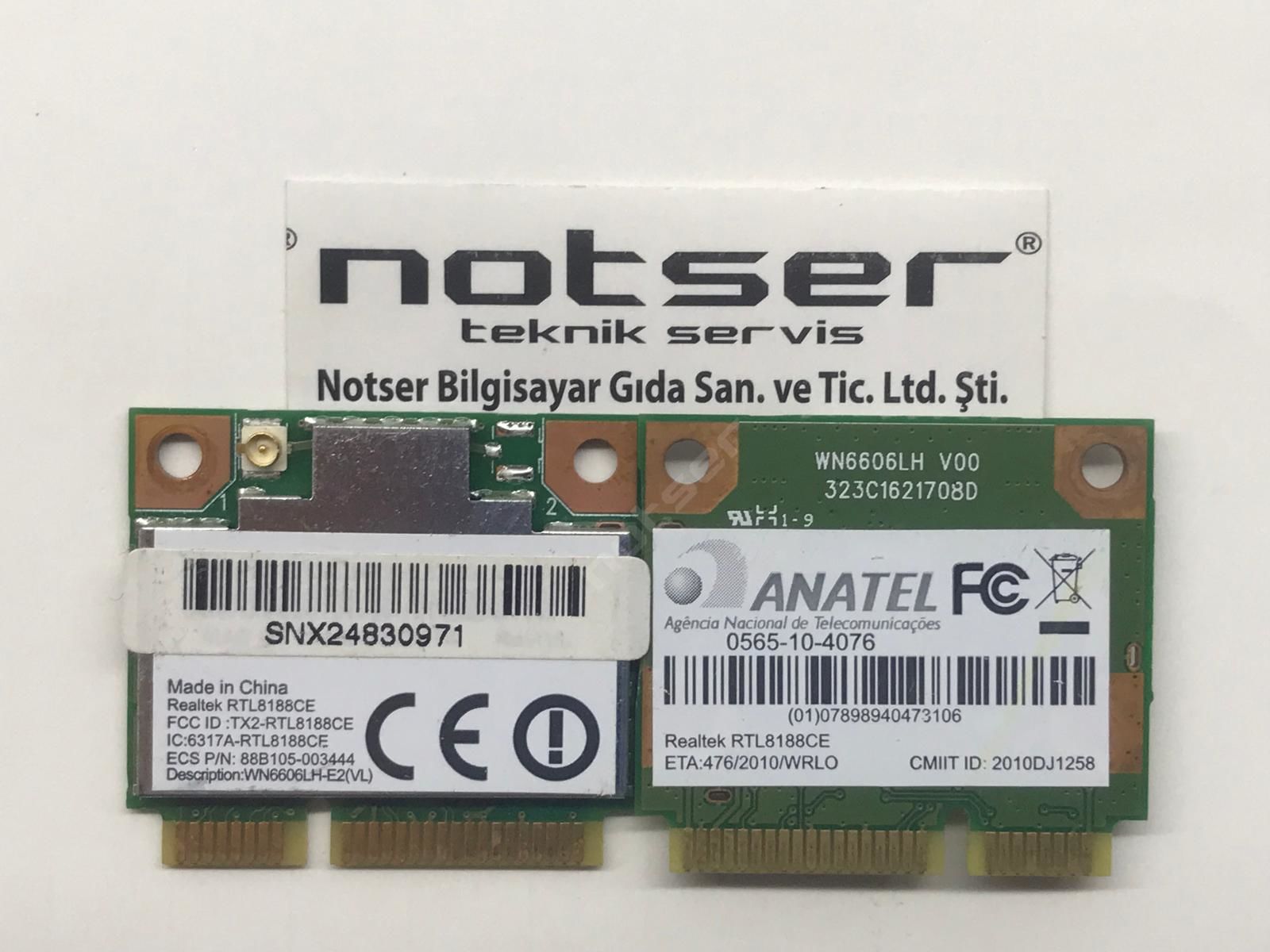 Anatel RTL8188CE Kısa Tıp Mini PCI wifi kart