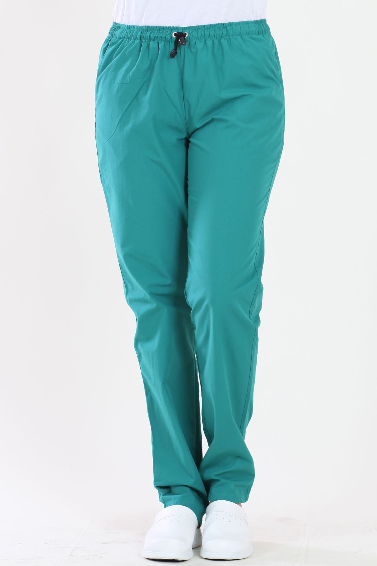 Lastikli Terikoton Cerrahi Yeşil Medikal Pantolon