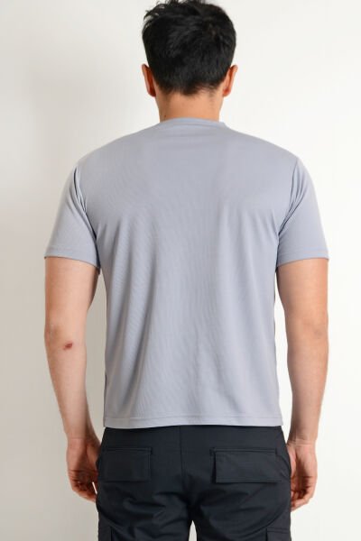 Monel Dry Touch Sporcu Outdoor Gri Tshirt