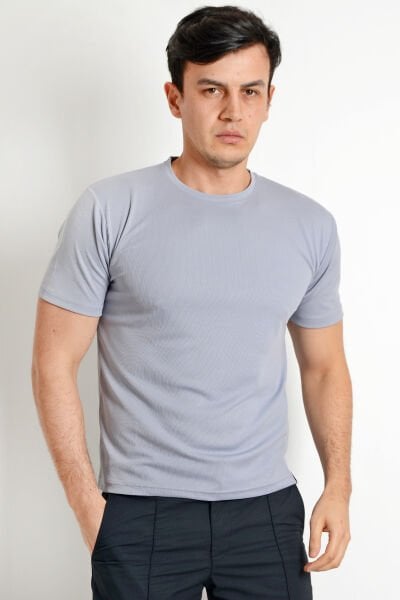 Monel Dry Touch Sporcu Outdoor Gri Tshirt