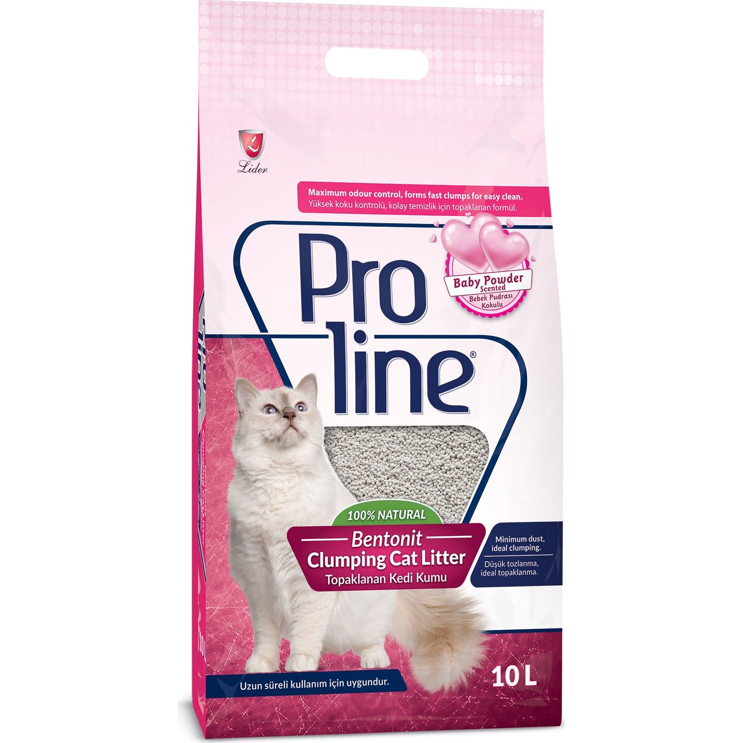 ProLine Bebek Pudrası Kokulu Kedi Kumu 10L