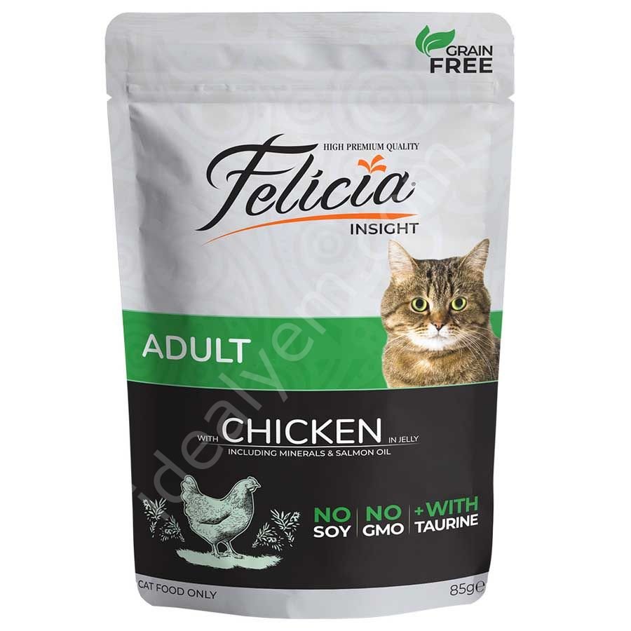 Felicia Tavuklu Kedi Pouch Mama 85 Gr