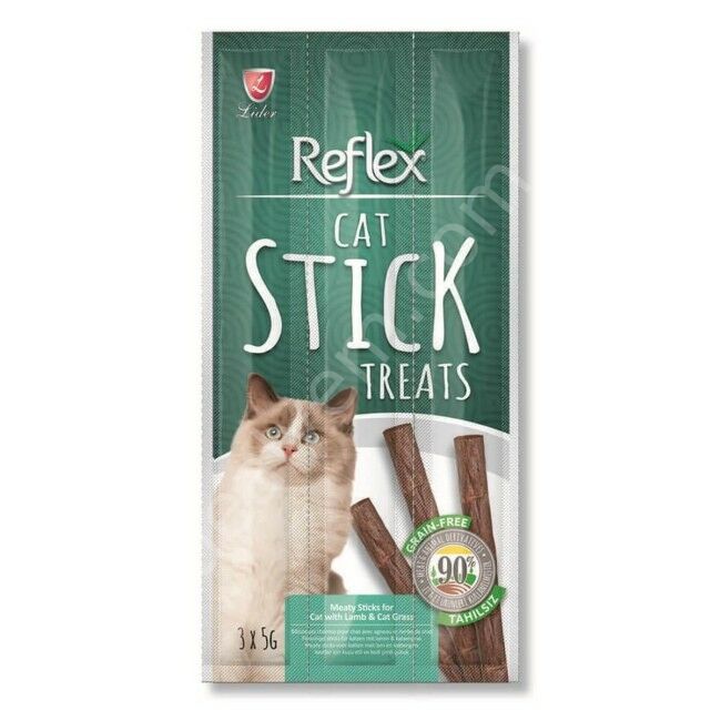 Reflex Kuzu Etli Ve Kedi Otlu Kedi Ödül Çubuğu 15 Gr