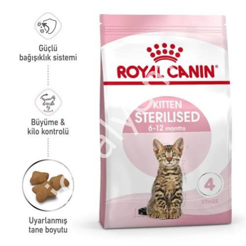 Royal Canin Kitten Sterilised Kısırlaştırılmış Yavru Kedi Maması 2 kg