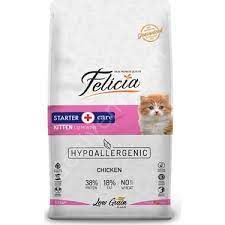 Felicia HypoAllergenic Tavuklu ve Hamsili Düşük Tahıllı Yavru Kedi Maması 12kg