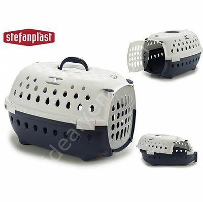 Stefanplast Travel Chic Köpek ve Kedi Taşıma Kafesi(Lacivert)