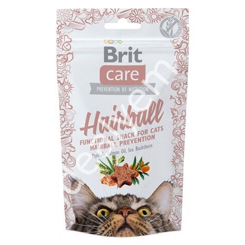 Brit Care Hairball Tüy Yumağı Önleyici Tahılsız Kedi Ödül Maması 50gr