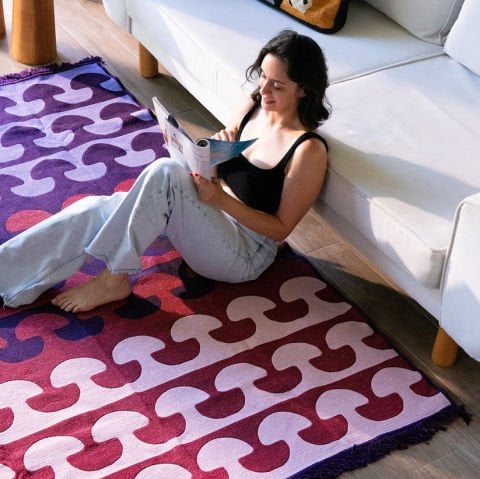 Mushroom Pembe Kilim