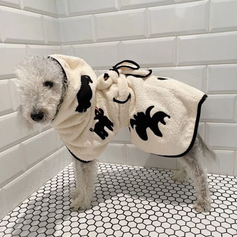Umbra Siyah Köpek Bornozu