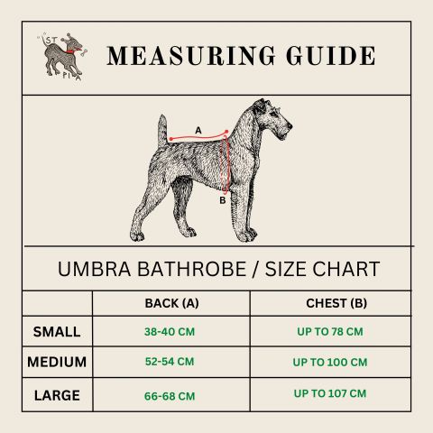 Umbra Siyah Köpek Bornozu