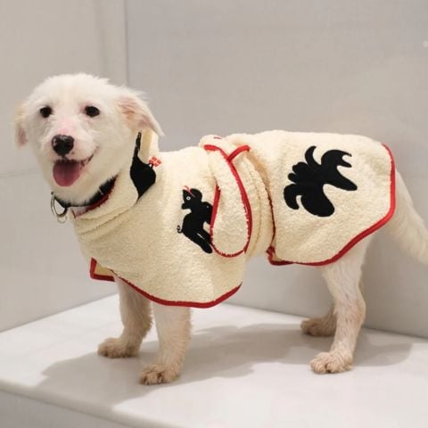 Umbra Kırmızı Köpek Bornozu