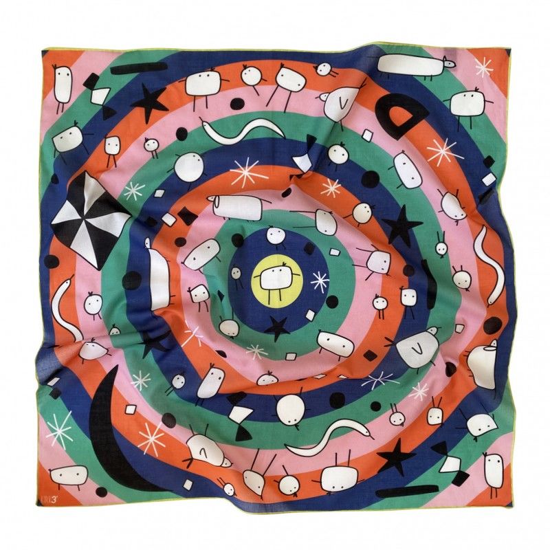 Momo Coral Pamuk Bandana