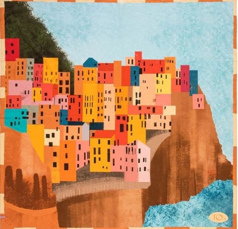 Cinque Terre Pamuk Pareo