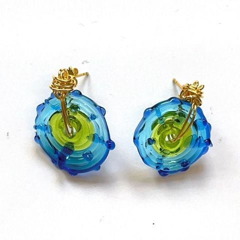 Flower Circle Earings