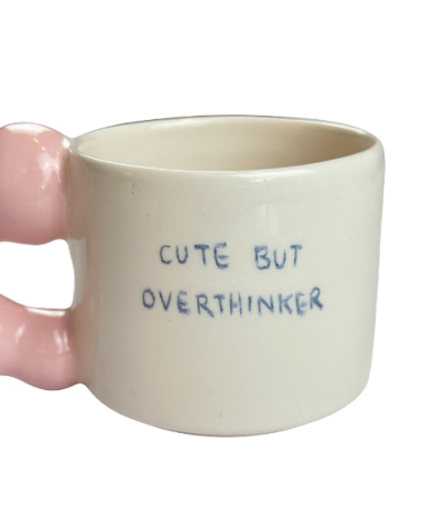 Boncuk Kulp Kupa - Cute But Overthinker