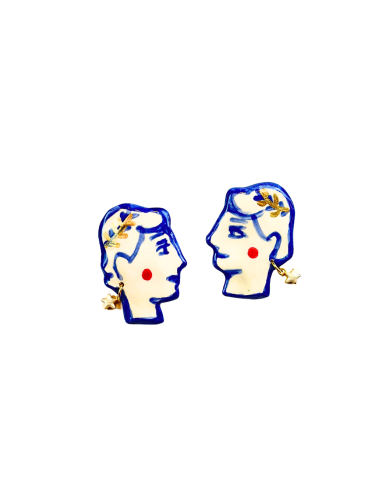 Hellenic Dudes Seramik Küpe