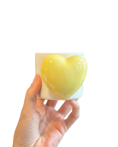 Sarı Kalp Kupa