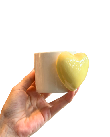 Sarı Kalp Kupa