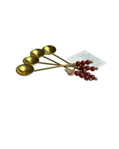 Pirinç 4'lü Kaşık Seti