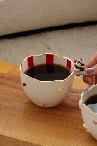 Candy Cane Christmas Mug