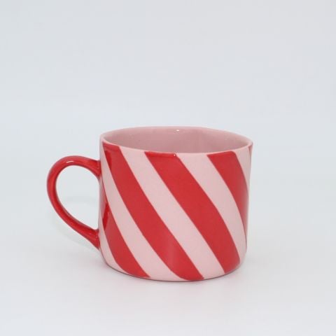 Çizgili Kahve Kupası