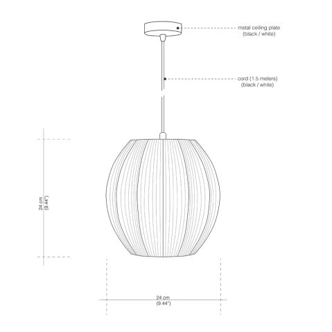 RHOIA GLOBE PENDANT LAMP