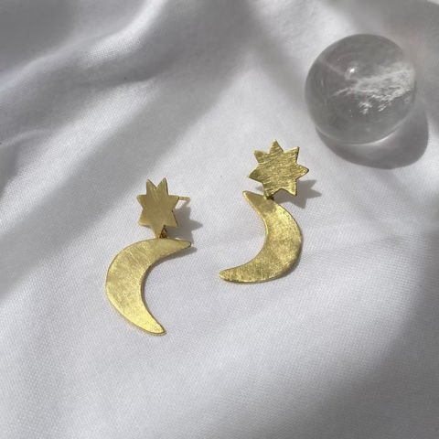 Star & Moon Earrings