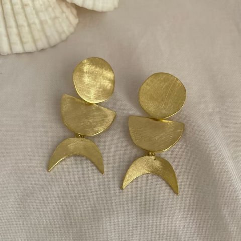 Moon Phase Earrings