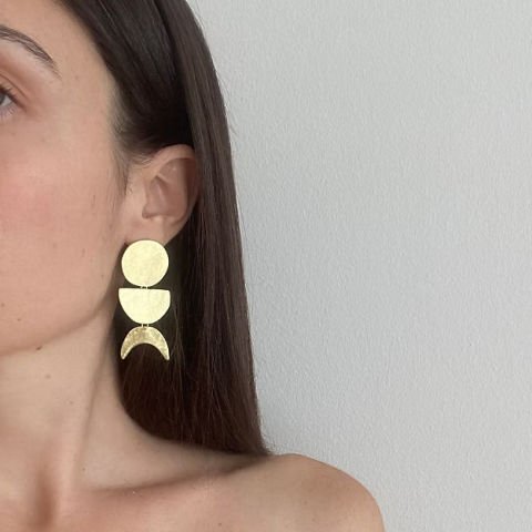 Moon Phase Earrings
