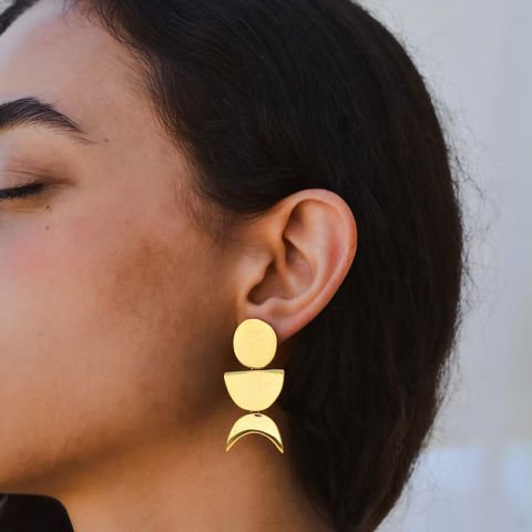 Moon Phase Earrings