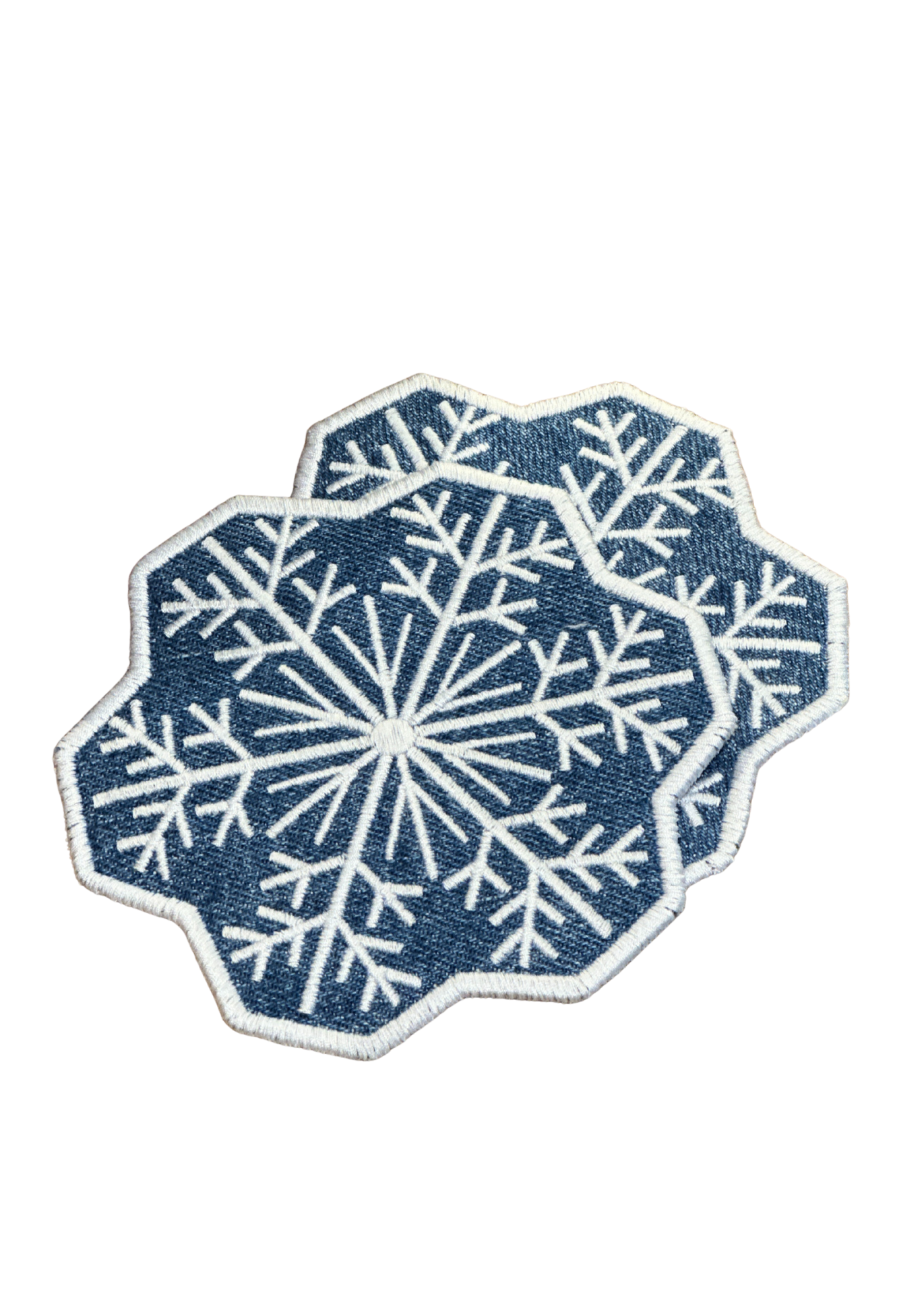 Kar Tanesi Bardak Altlığı