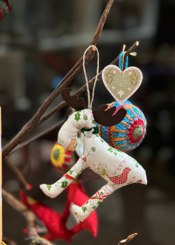 Geyik Yılbaşı Ağaç Süsü