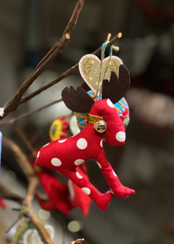 Geyik Yılbaşı Ağaç Süsü
