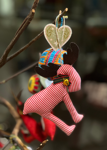 Geyik Yılbaşı Ağaç Süsü