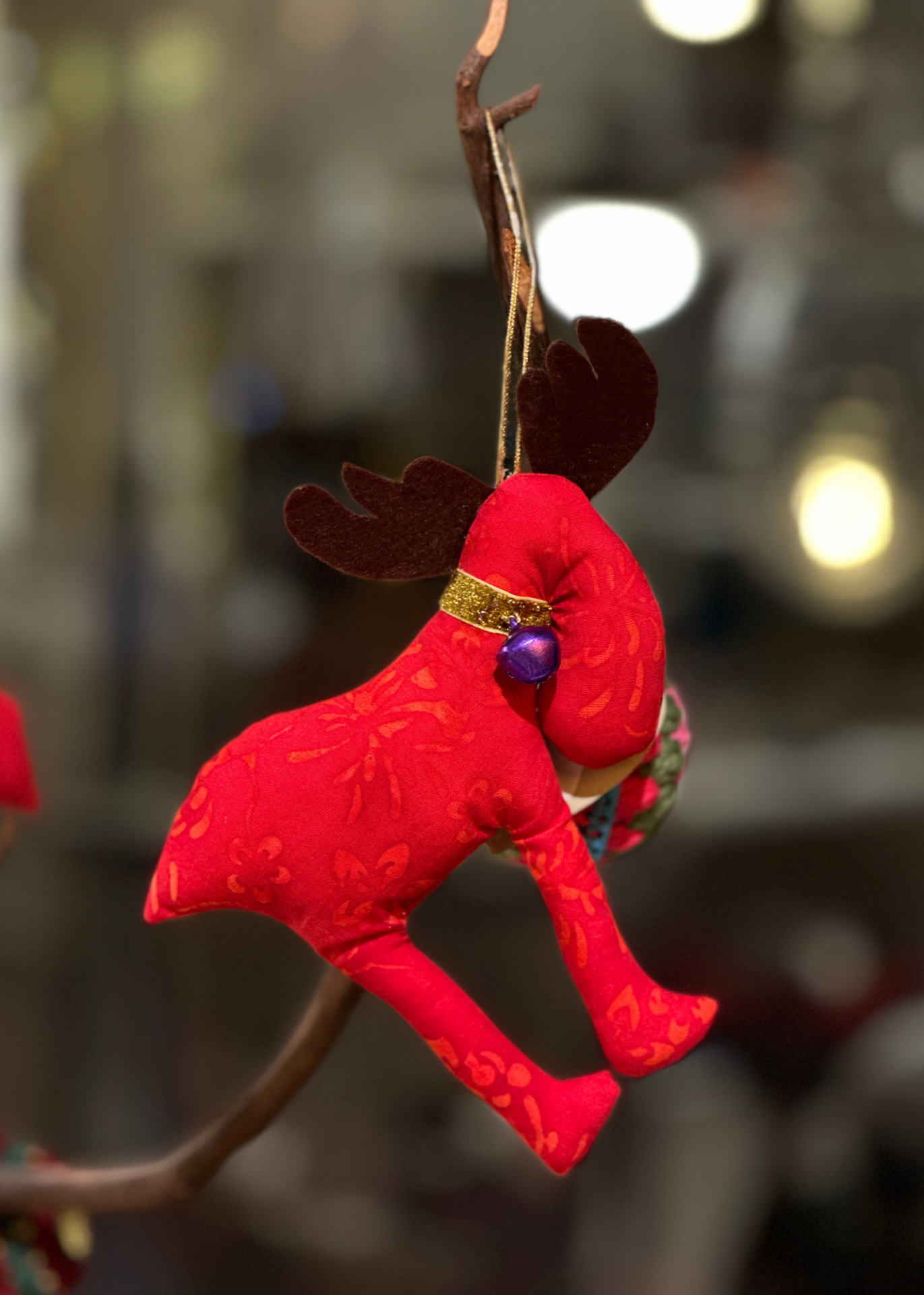 Geyik Yılbaşı Ağaç Süsü