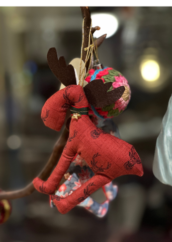 Geyik Yılbaşı Ağaç Süsü