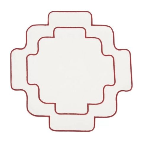 Kırmızı Nakışlı Chakana Amerikan Servis