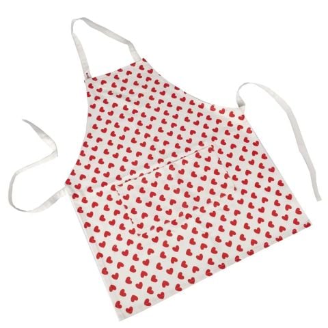 Kırmızı Kalpli Önlük