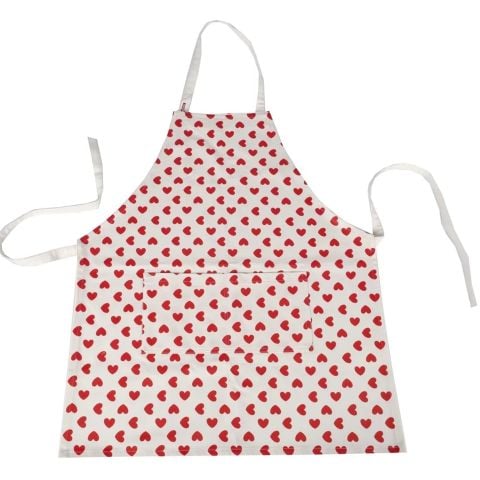 Kırmızı Kalpli Önlük